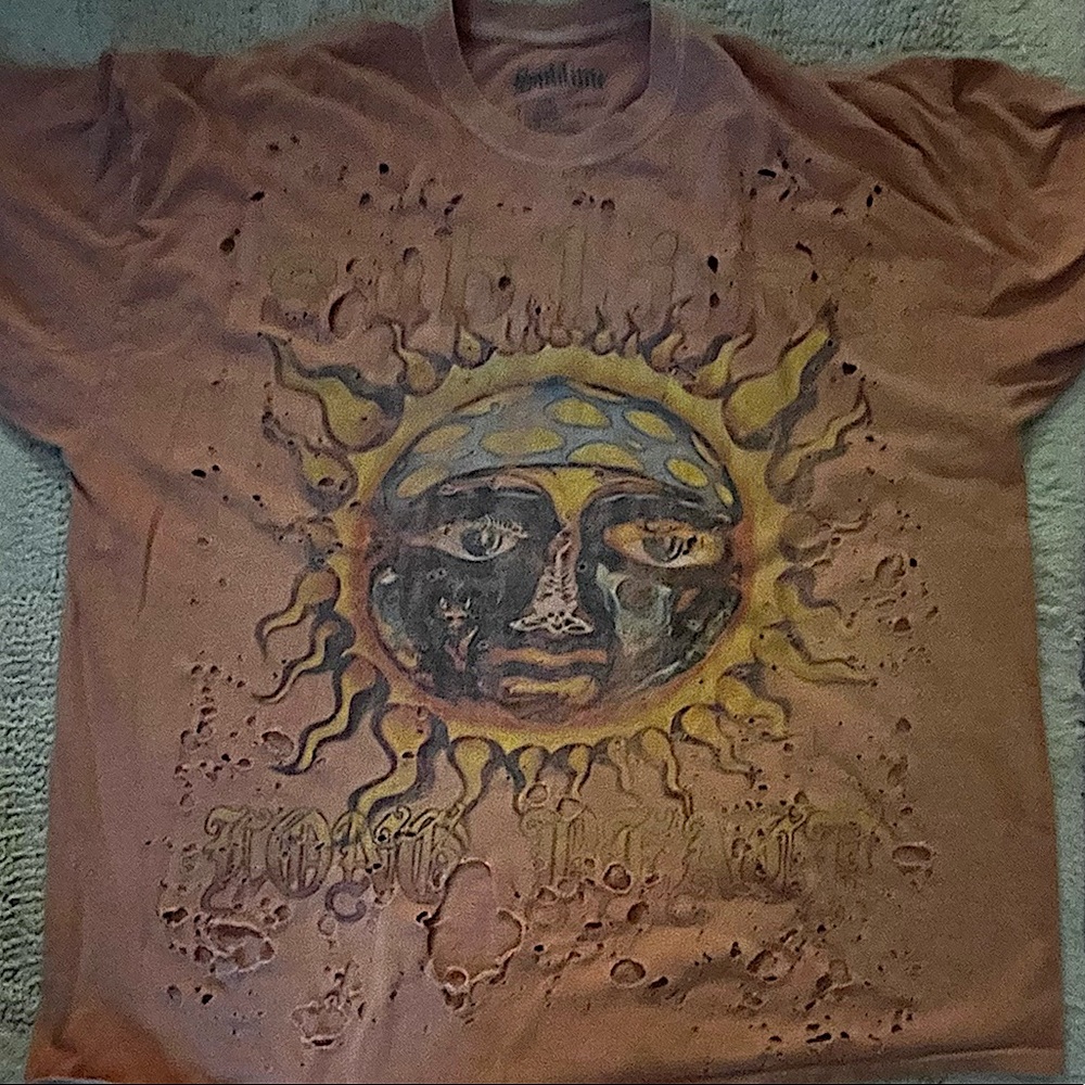 urban outfitters ripped sun shirt